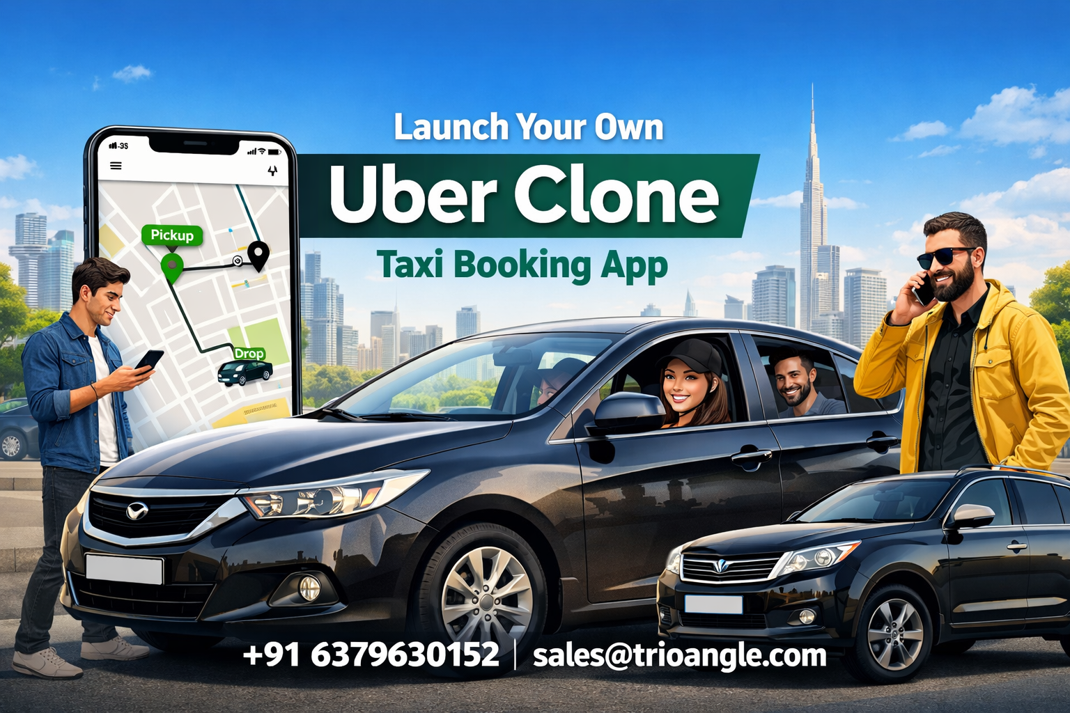 Uber Clone – A Pre-Built Taxi Booking App Solution 
